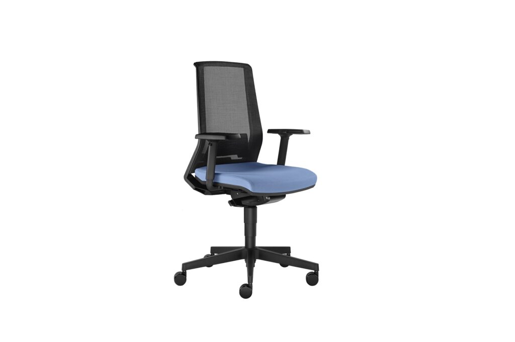 kontoritool Med-lok musta võrguga