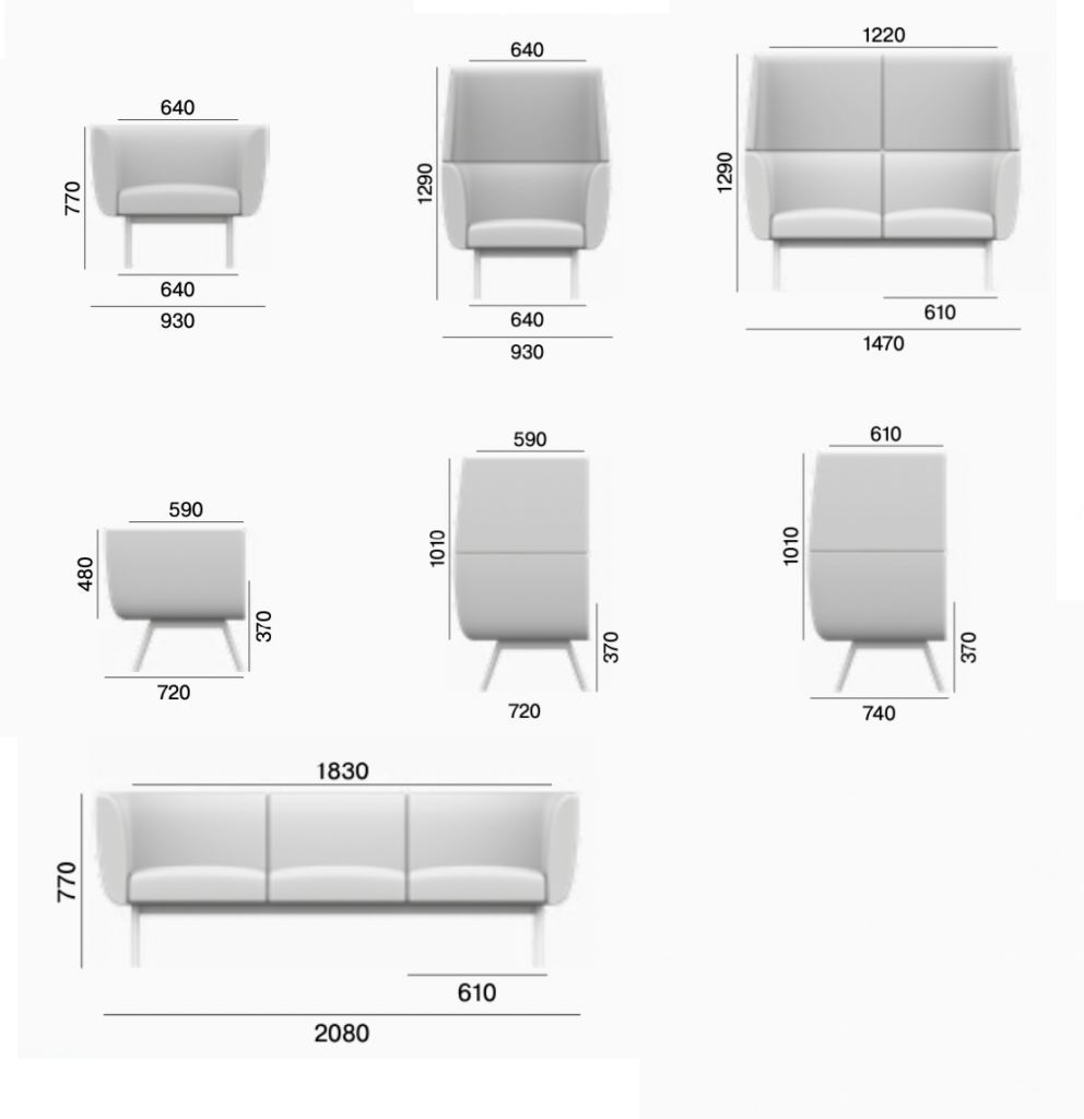 nido mudeli mõõtmed
