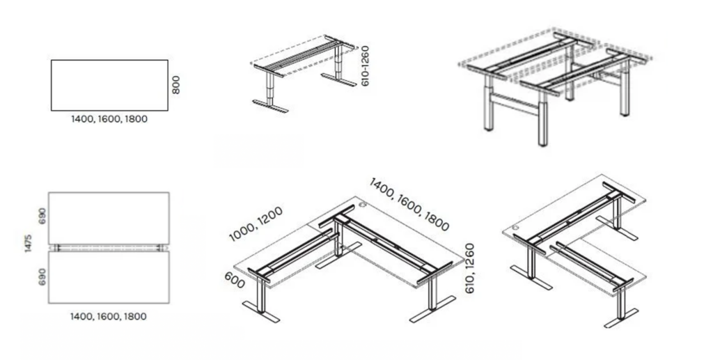 piano El laua mõõtmed